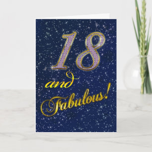 18. Geburtstag für jemanden Fabulous Karte