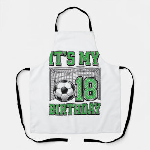 18. Geburtstag Fußball Vintage Schürze