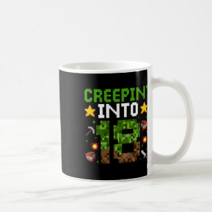 18. Geburtstag Gamer Pixel Creepin" in 18 Video G Kaffeetasse