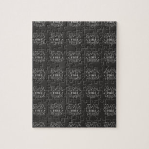 18. Geburtstag Geschenk Chalk Herzen Puzzle