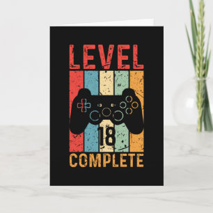 18. Geburtstag Geschenkboys Männer Stufe 18 2003 Karte