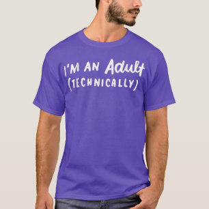 18. Geburtstag, ich bin ein Erwachsener Technisch T-Shirt