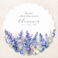 18. Geburtstag Juli Blume Larkspur Custom