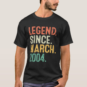 18. Geburtstag Junge Teen 18 Jahre alte Legende se T-Shirt