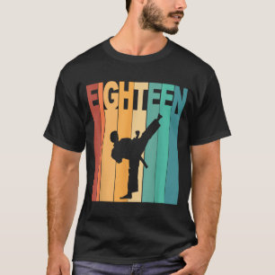 18. Geburtstag Karate Taekwondo Thema 18 Jahre alt T-Shirt