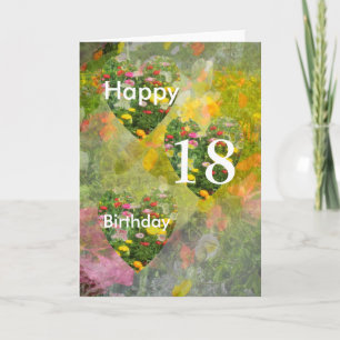 18. Geburtstag Karte