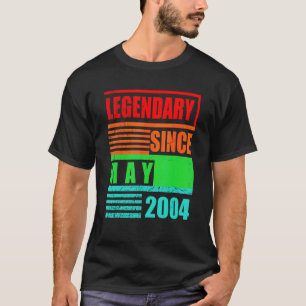 18. Geburtstag Legendary Seit Mai 2004 Geburtstag T-Shirt