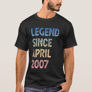 18. Geburtstag Männer Frauen Legende seit April 20 T-Shirt