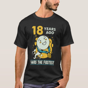 18. Geburtstag Männer Spaß vor 18 Jahren war ich d T-Shirt