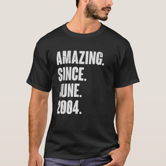 18. Geburtstag Phantastisch seit Juni 200 T-Shirt (Vorderseite)