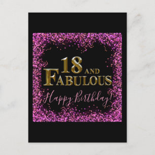18. Geburtstag Postkarte