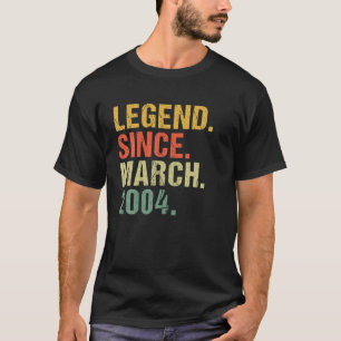 18. Geburtstag seit März 2004 für 18 Jahre T-Shirt