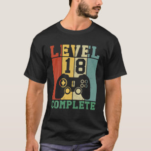 18. Geburtstag Stufe 18 abgeschlossen T-Shirt