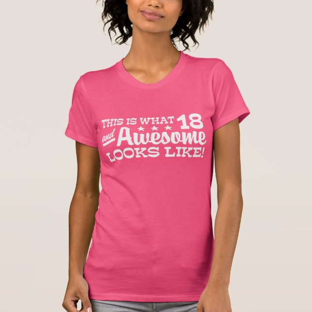 18. Geburtstag T-Shirt (Vorderseite)