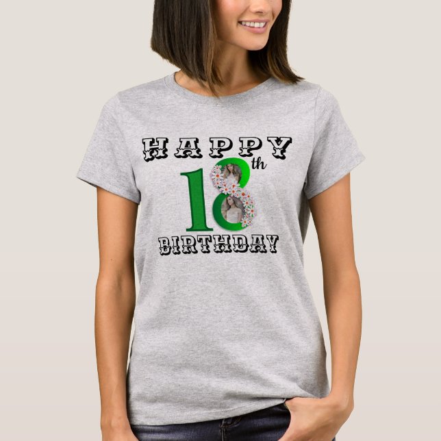 18. Geburtstag T-Shirt (Vorderseite)