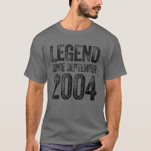 18. Geburtstag T-Shirt September Geboren 18 Jahre