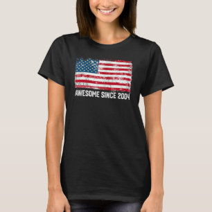 18. Geburtstag Vintage US-Flagge Phantastisch seit T-Shirt