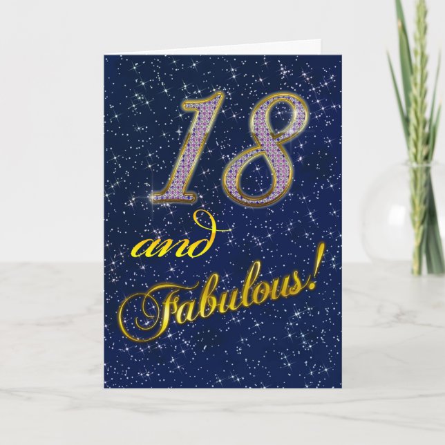 18. Geburtstags-Party Einladung (Vorderseite)