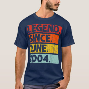 18. Geburtstagsgeschenke Legende seit Juni 2004 18 T-Shirt