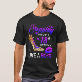 18. Geburtstagsgeschenke von Frauen in 18 Leopar T-Shirt