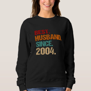 18. Hochzeitstag Bester Ehemann seit 2004 F Sweatshirt