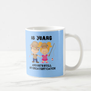 18. Hochzeitstag-Geschenk für sie Kaffeetasse