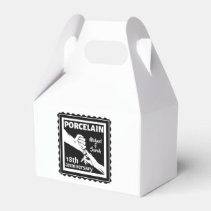 18. Hochzeitstag Porzellan traditionell Geschenkschachtel