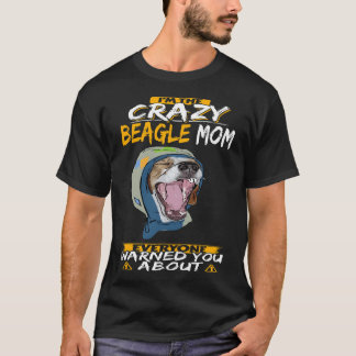 18 Ich bin die verrückte Beagle-Mama T-Shirt