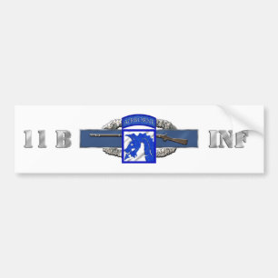 18. im Flugzeug KORPS DER INFANTERIE-11B XVIII Autoaufkleber