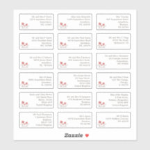 18 individuelle Anschrift Florals