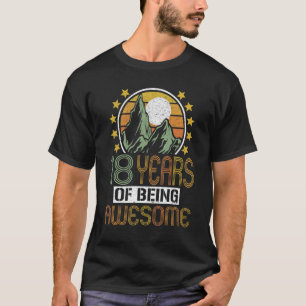 18 Jahre alt 18. Geburtstag 7 T-Shirt