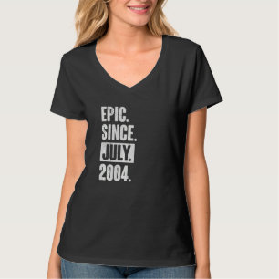 18 Jahre alt 18. Geburtstag Epic Seit Juli 2004 T-Shirt