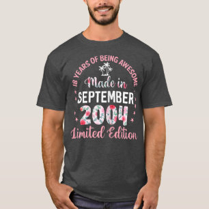 18 Jahre alt 18. Geburtstag im September 2004 T-Shirt