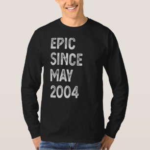 18 Jahre alt Epic Seit Mai 2004 18. Geburtstagskin T-Shirt