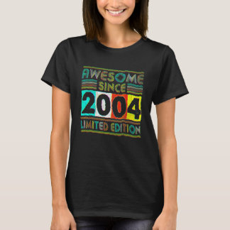 18 Jahre alt Großartig seit 2004 18. Geburtstag R T-Shirt