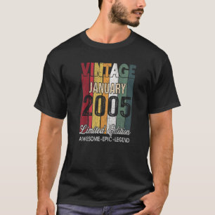 18 Jahre alt Phantastisch seit Januar 2005 18. Geb T-Shirt