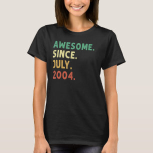 18 Jahre alt Phantastisch seit Juli 2004 18. Gebur T-Shirt