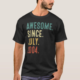 18 Jahre alt Phantastisch seit Juli 2004 18. Gebur T-Shirt
