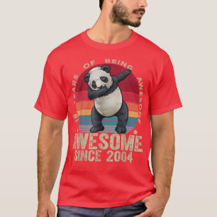 18 Jahre alter Dabbing Panda 18. Geburtstag Kinder T-Shirt