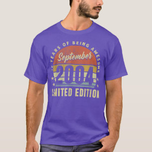 18 Jahre altes Geschenk Phantastisch seit Septembe T-Shirt