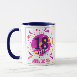 18 Jahre Kaffeepause Tasse