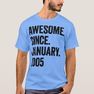 18 Jahre Phantastisch seit Januar 2005 18. Geburts T-Shirt