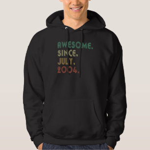 18 Jahre Phantastisch seit Juli 2004 18. Geburtsta Hoodie