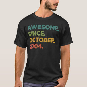 18 Jahre Phantastisch seit Oktober 2004 18. Geburt T-Shirt