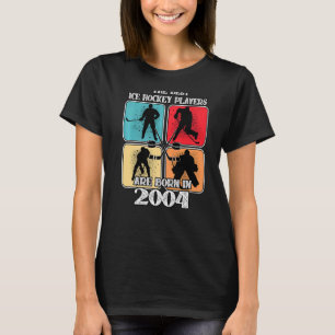 18-jähriger Eishockeyspieler 2004 18. Geburtstag V T-Shirt