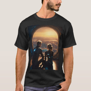 18-jähriger Junge und ein 18-jähriges blondes Mädc T-Shirt