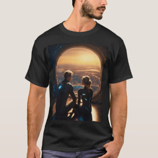 18-jähriger Junge und ein 18-jähriges blondes Mädc T-Shirt