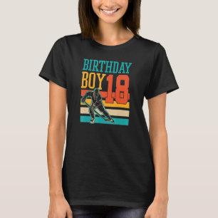 18-jähriges Eishockey Thema 18. Geburtstagsparty T-Shirt