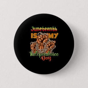18. Juni 1865 Afrikanische Amerikanische Freiheit Button
