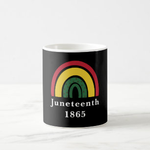 18. Juni 1865 Afrikanische Amerikanische schwarze Kaffeetasse